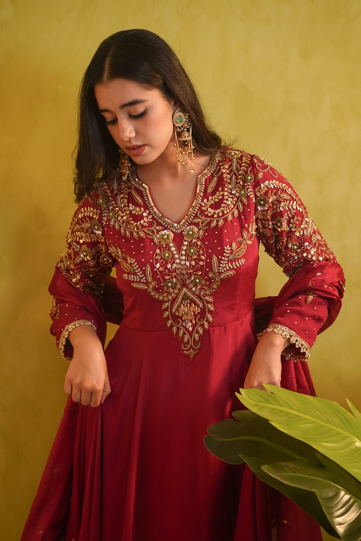MAHARANI ZARDOZI HANDWORK ANARKALI