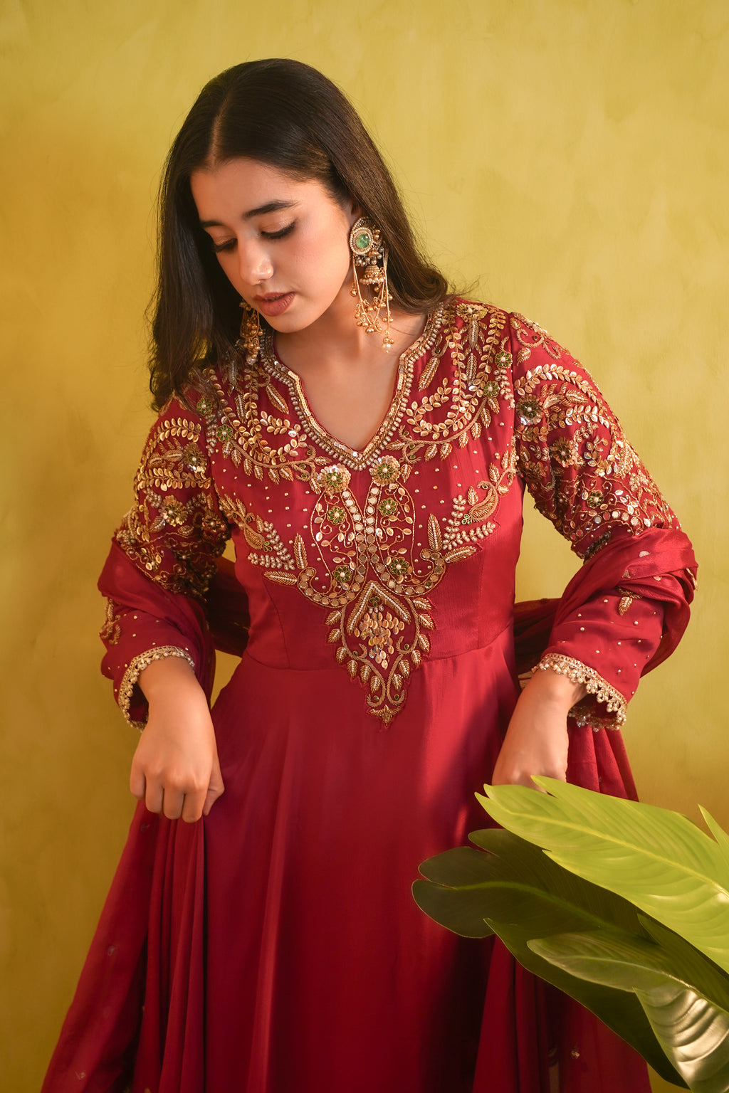 MAHARANI ZARDOZI HANDWORK ANARKALI