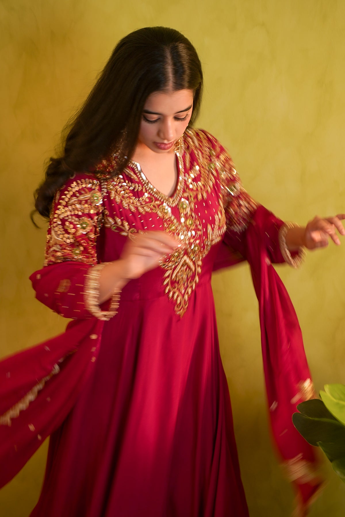 MAHARANI ZARDOZI HANDWORK ANARKALI