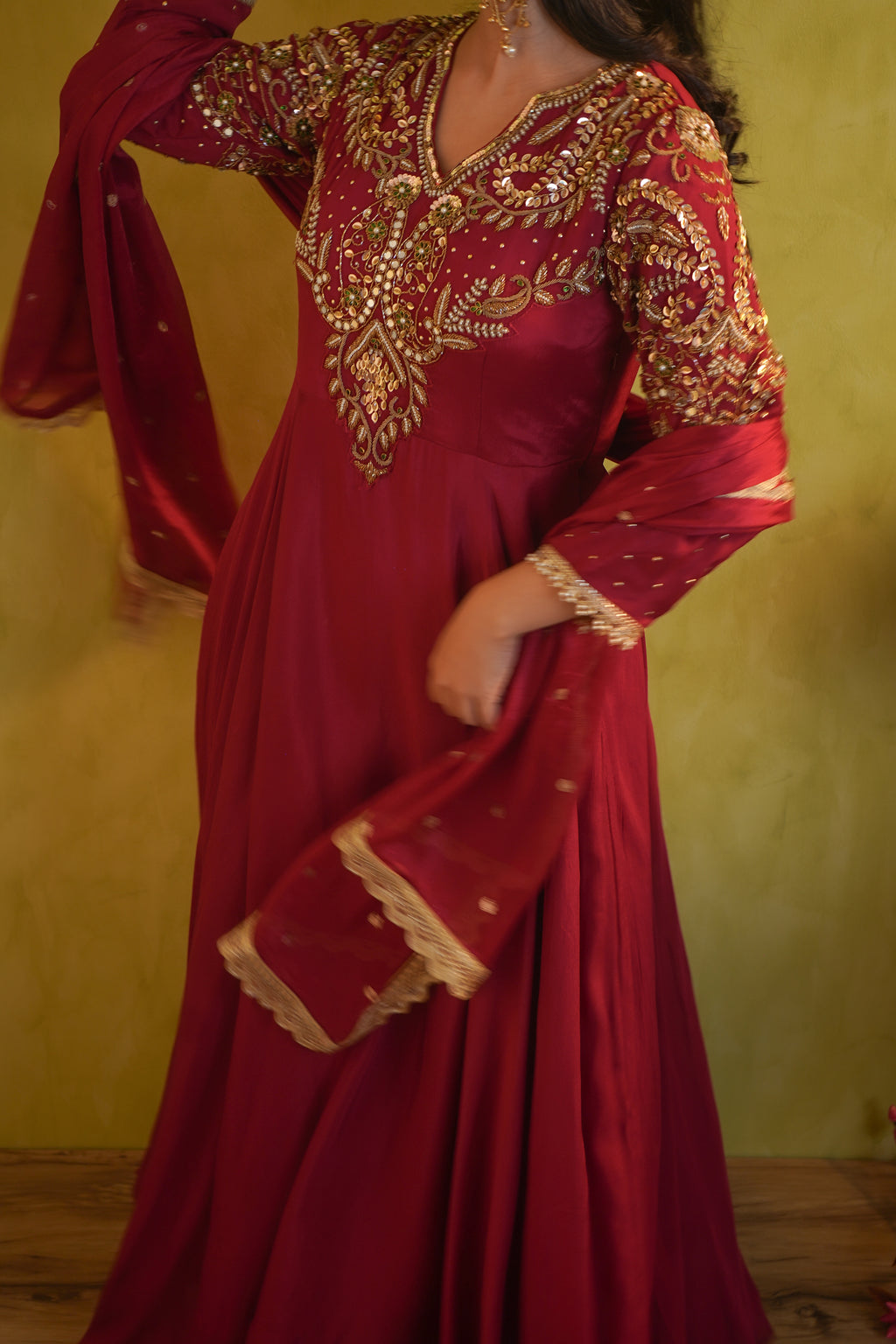 MAHARANI ZARDOZI HANDWORK ANARKALI