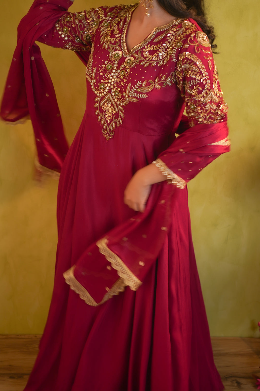MAHARANI ZARDOZI HANDWORK ANARKALI