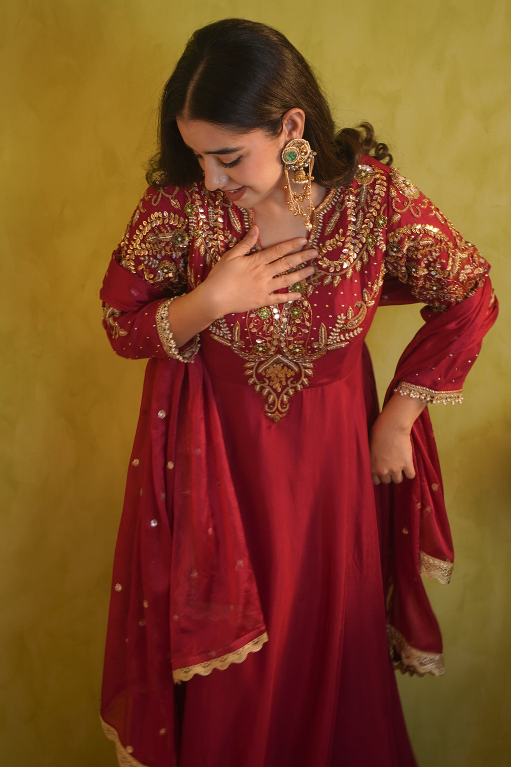 MAHARANI ZARDOZI HANDWORK ANARKALI