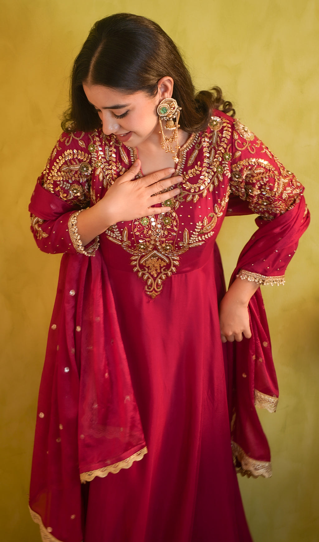 MAHARANI ZARDOZI HANDWORK ANARKALI