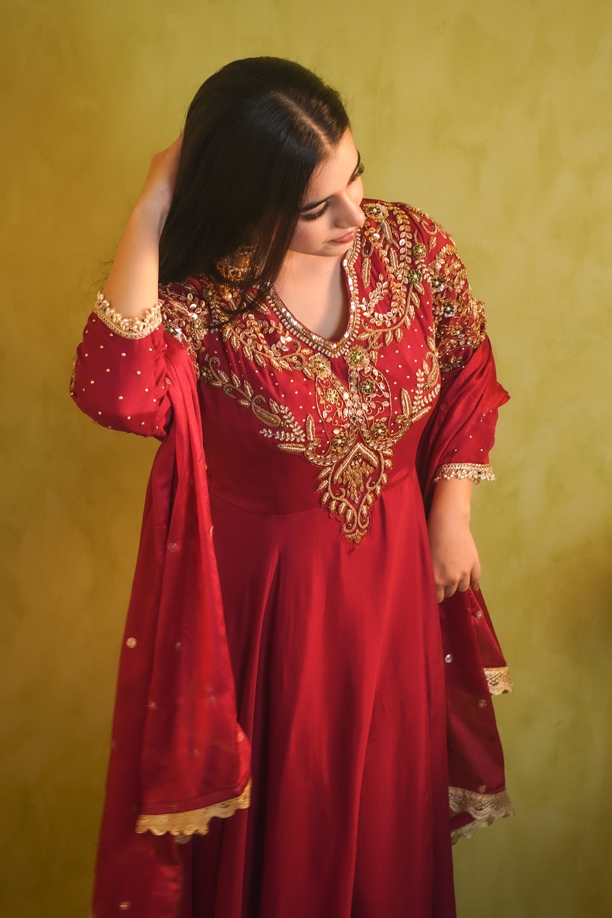 MAHARANI ZARDOZI HANDWORK ANARKALI