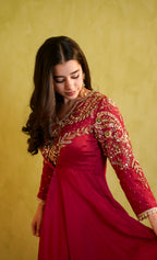 MAHARANI ZARDOZI HANDWORK ANARKALI