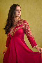 MAHARANI ZARDOZI HANDWORK ANARKALI