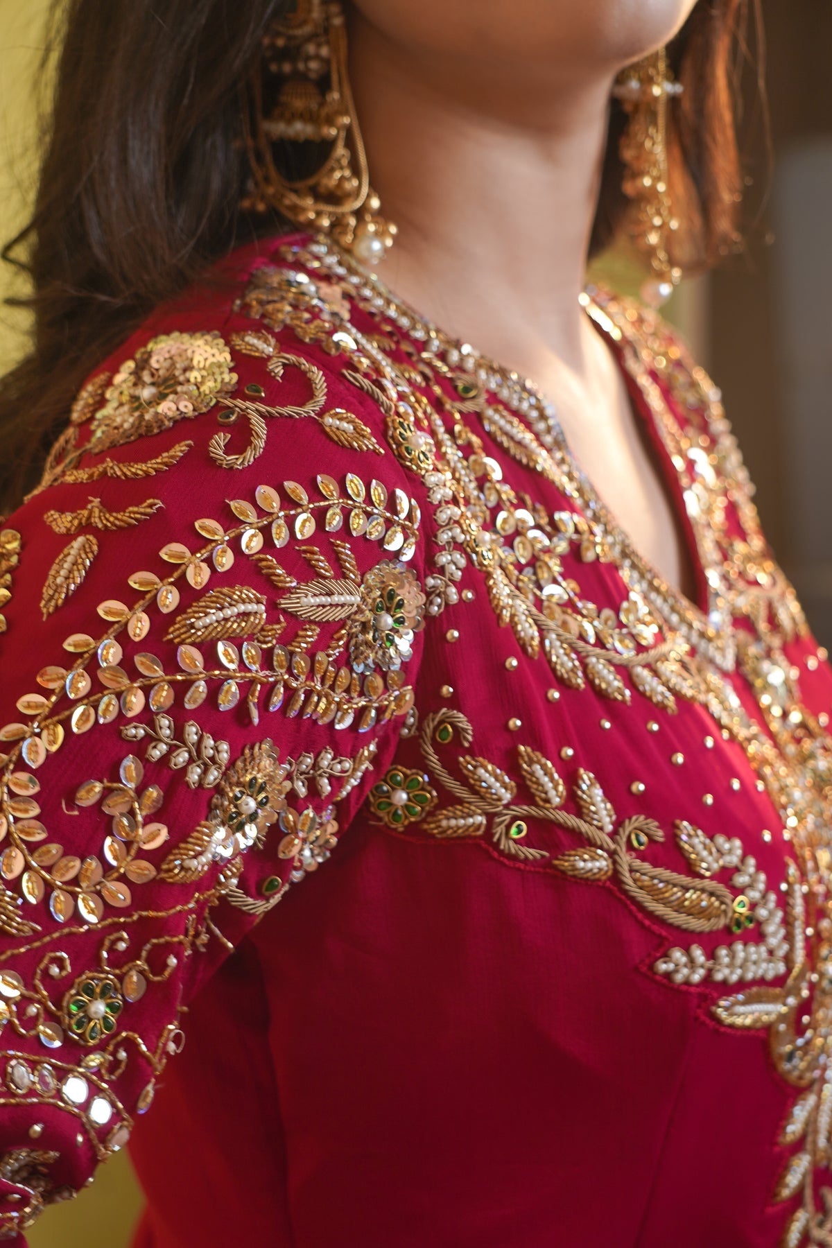 MAHARANI ZARDOZI HANDWORK ANARKALI