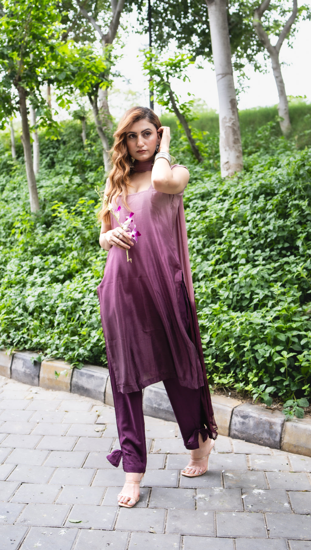 Saanjh Ombre suit Set