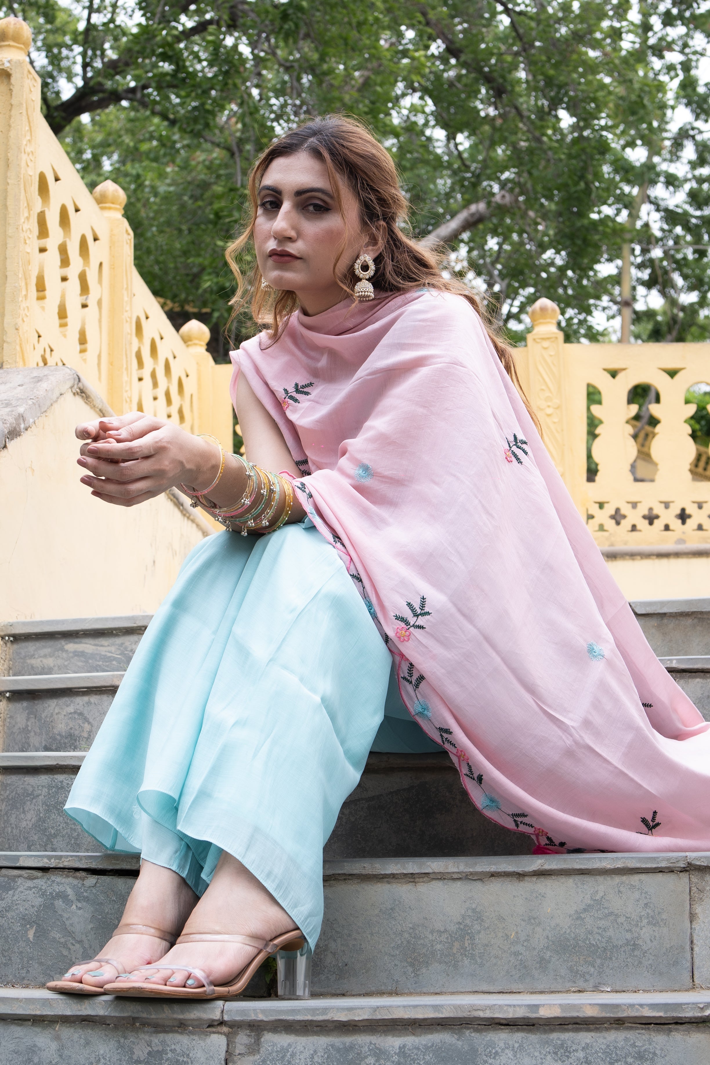 Sundari short Angrakha Set