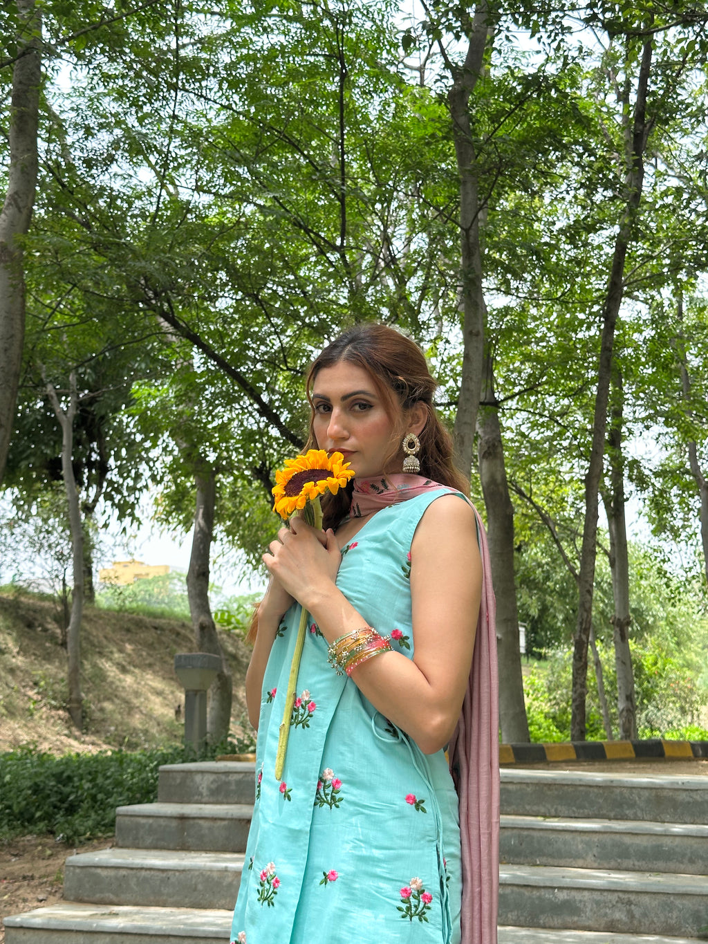 Sundari short Angrakha Set
