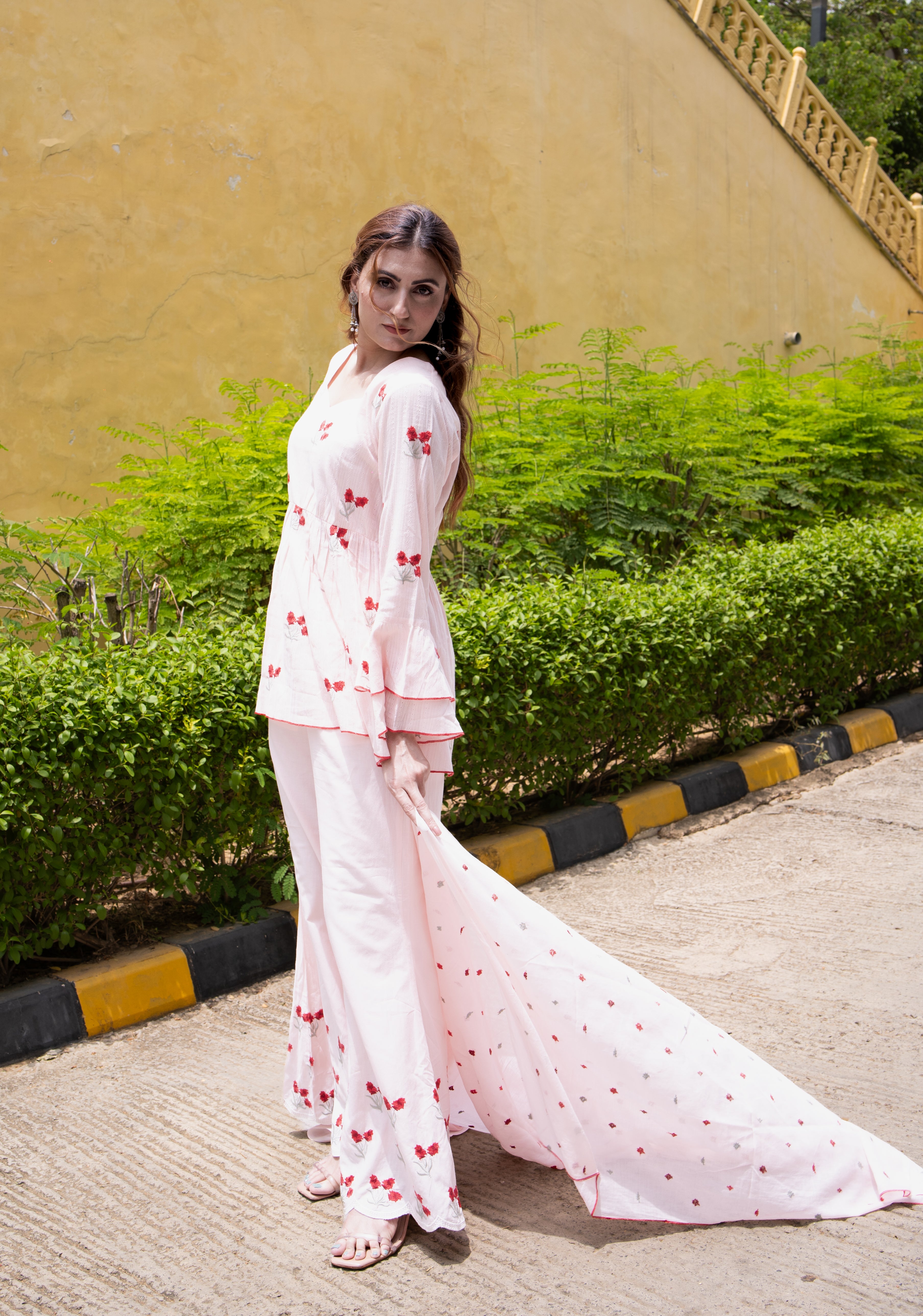 Gulabo Bell Sleeve Suit Set