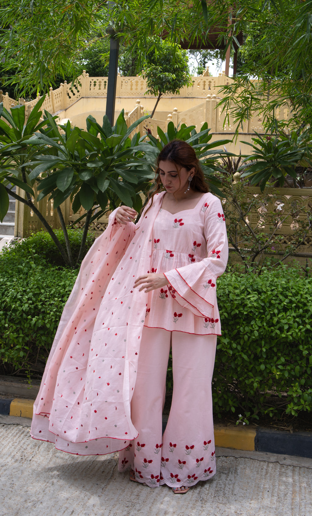 Gulabo Bell Sleeve Suit Set