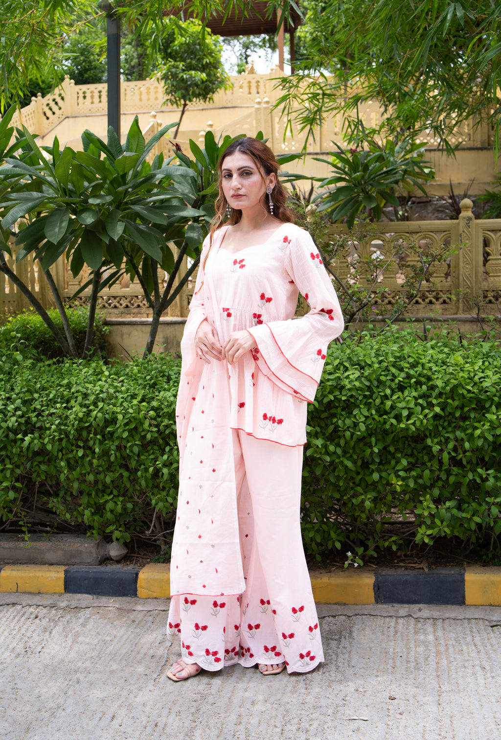 Gulabo Bell Sleeve Suit Set