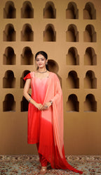 Surkh Ombre suit Set