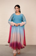 Neelkamal Ombre Anarkali Set