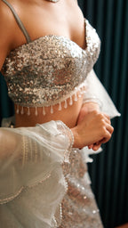 Jalpari  Sequins Lehenga Set