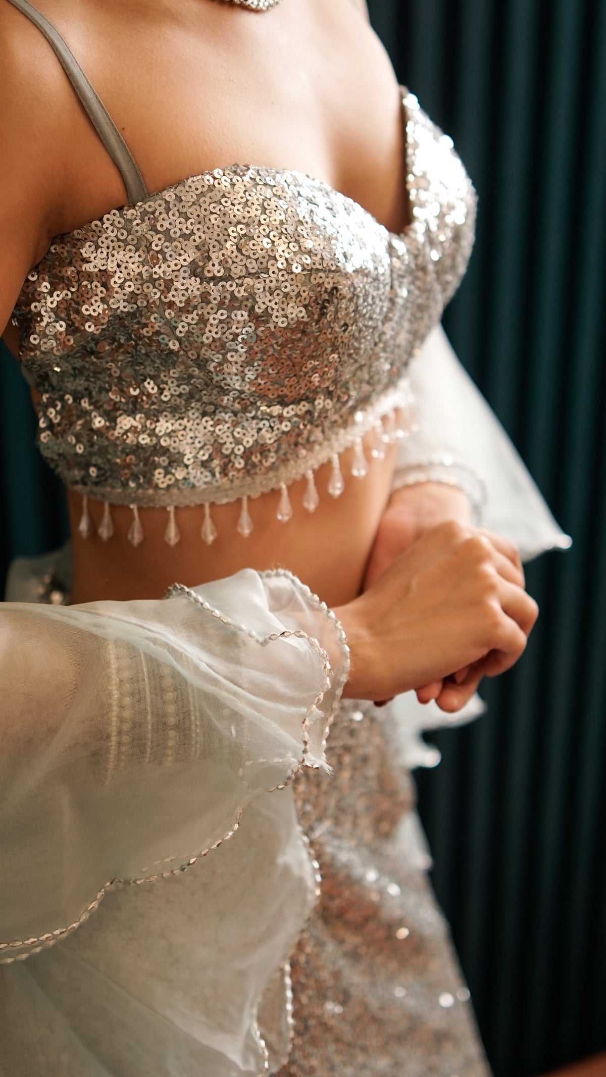 Jalpari  Sequins Lehenga Set