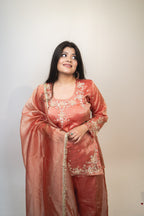 Rust rose orgenza palazzo set
