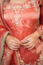 Rust rose orgenza palazzo set