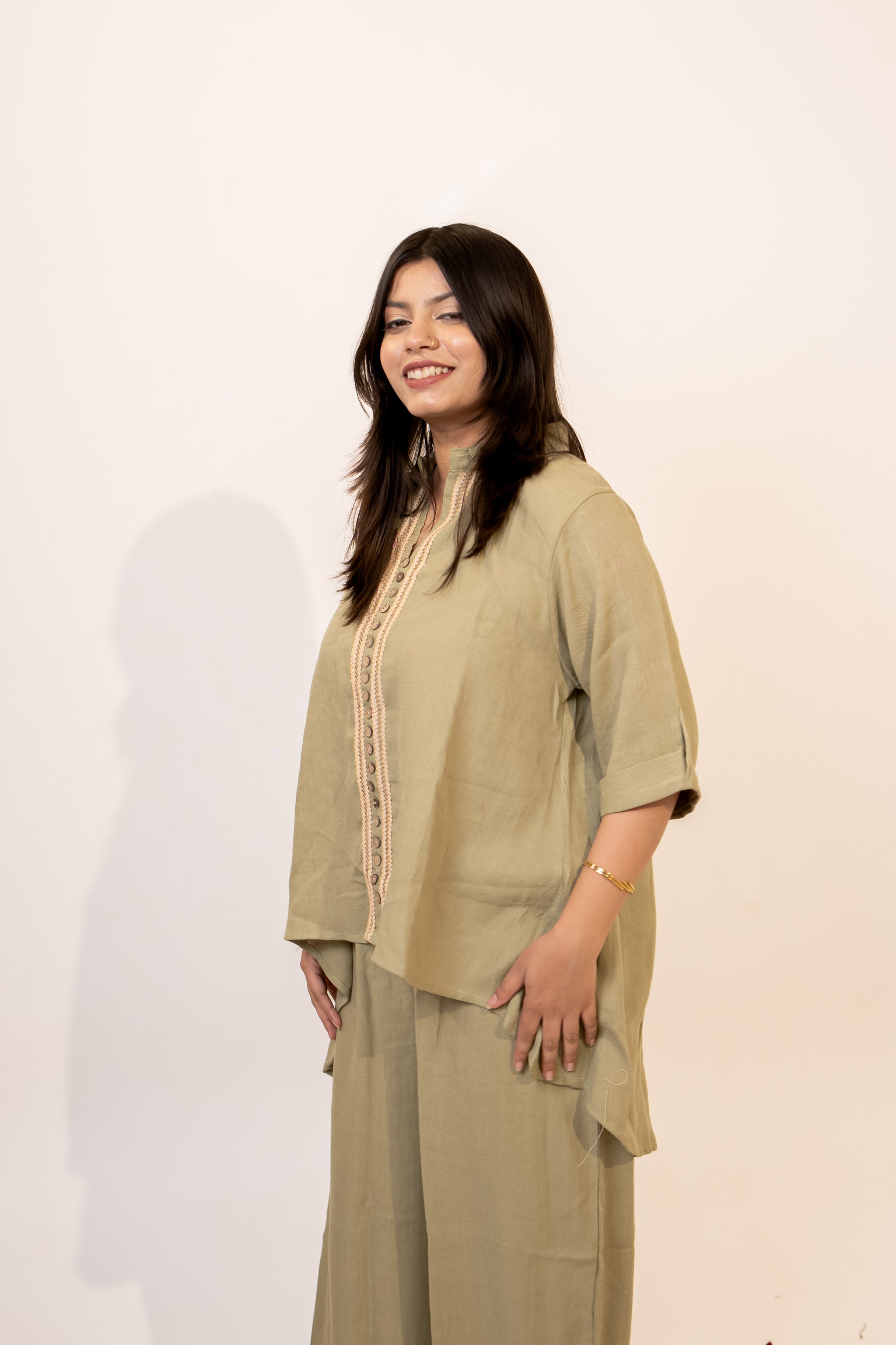 Olive green urban coord set