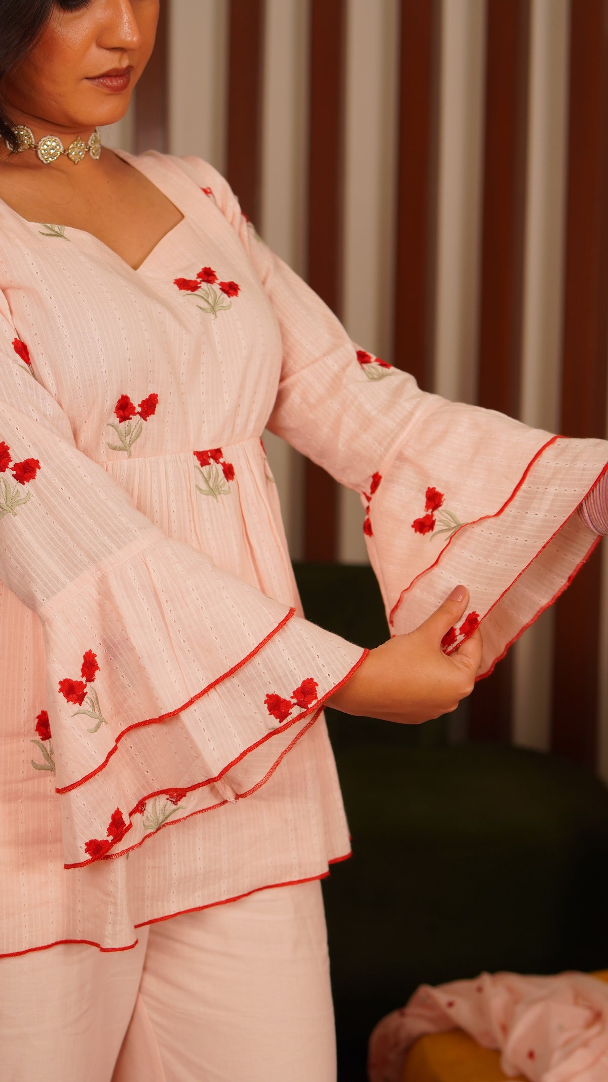 Gulabo Bell Sleeve Suit Set