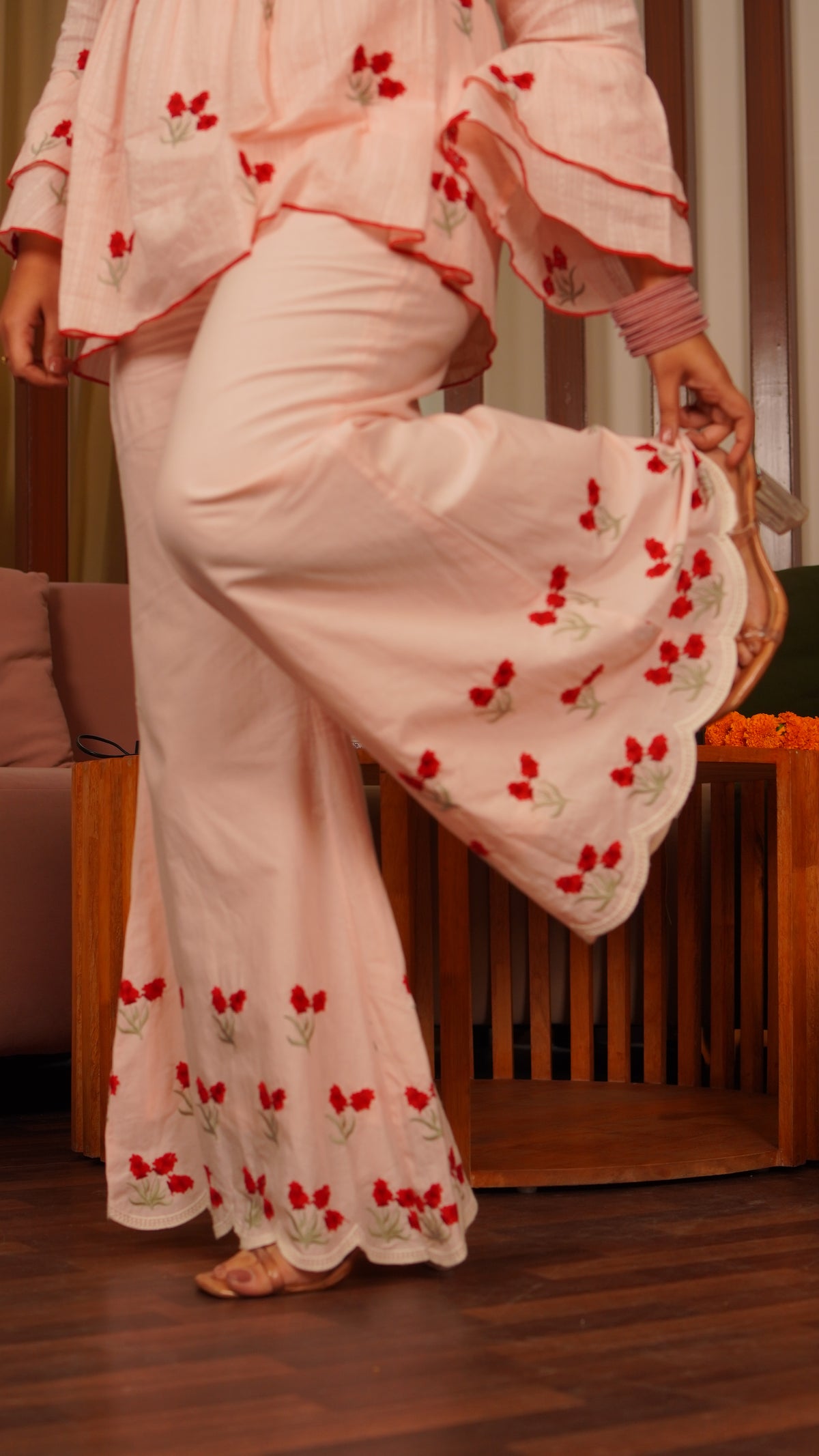 Gulabo Bell Sleeve Suit Set