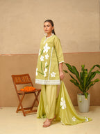 Gulbahar Handpainted Suit Set