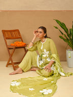 Gulbahar Handpainted Suit Set