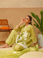 Gulbahar Handpainted Suit Set