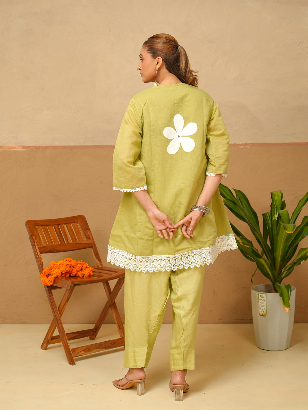 Gulbahar Handpainted Suit Set