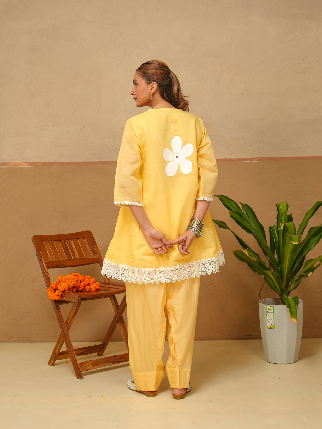 Gulbahar Handpainted Suit Set