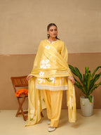 Gulbahar Handpainted Suit Set
