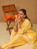Gulbahar Handpainted Suit Set