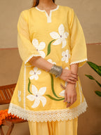 Gulbahar Handpainted Suit Set