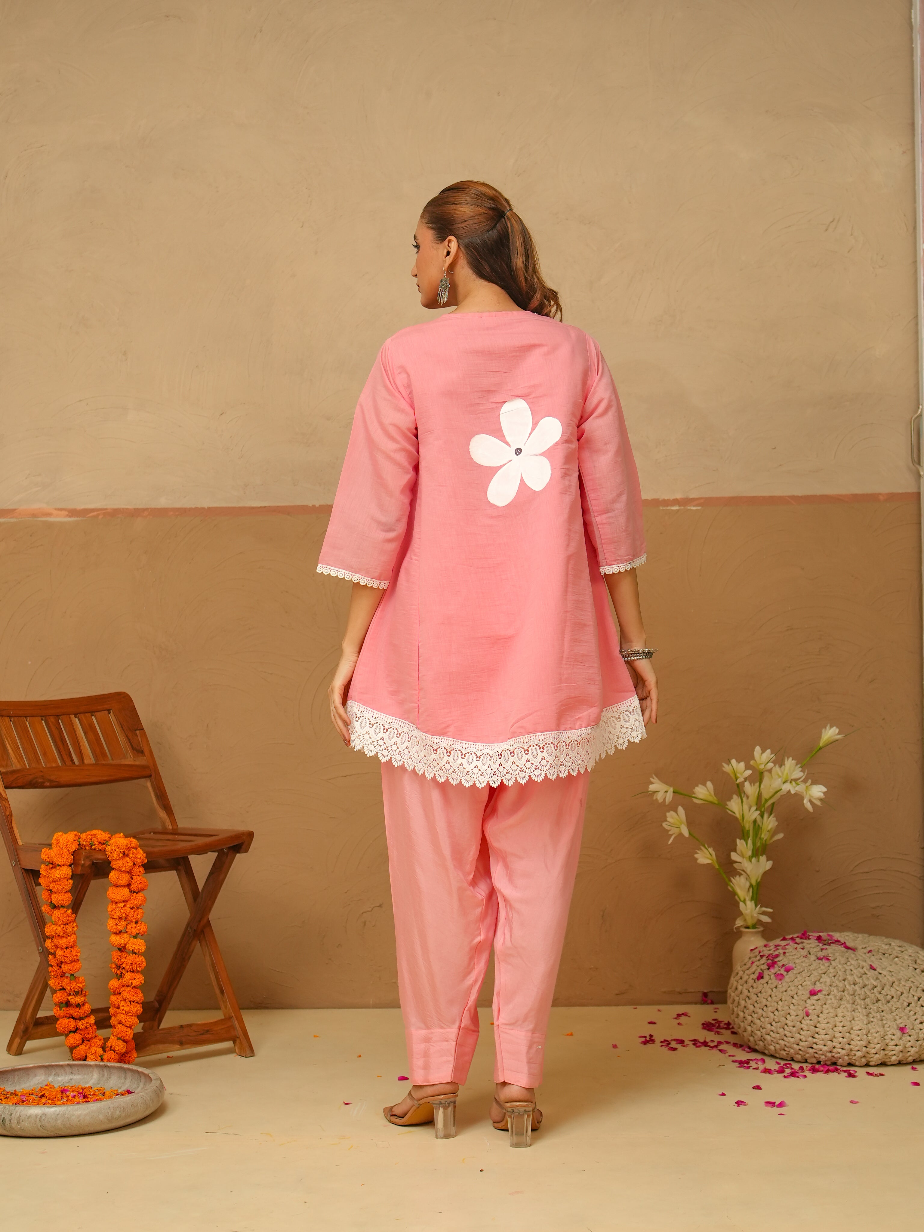 Gulbahar Handpainted Suit Set