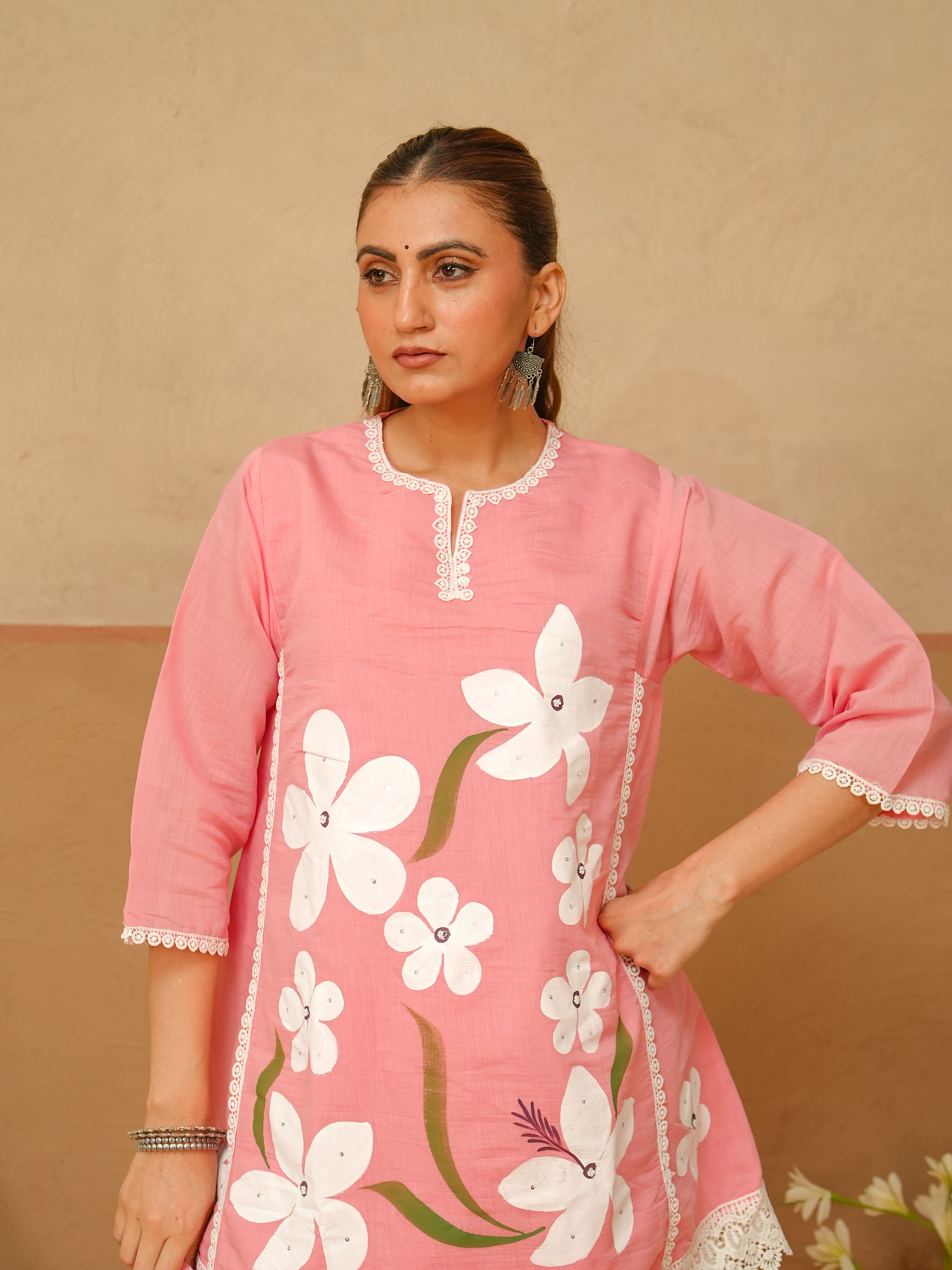 Gulbahar Handpainted Suit Set