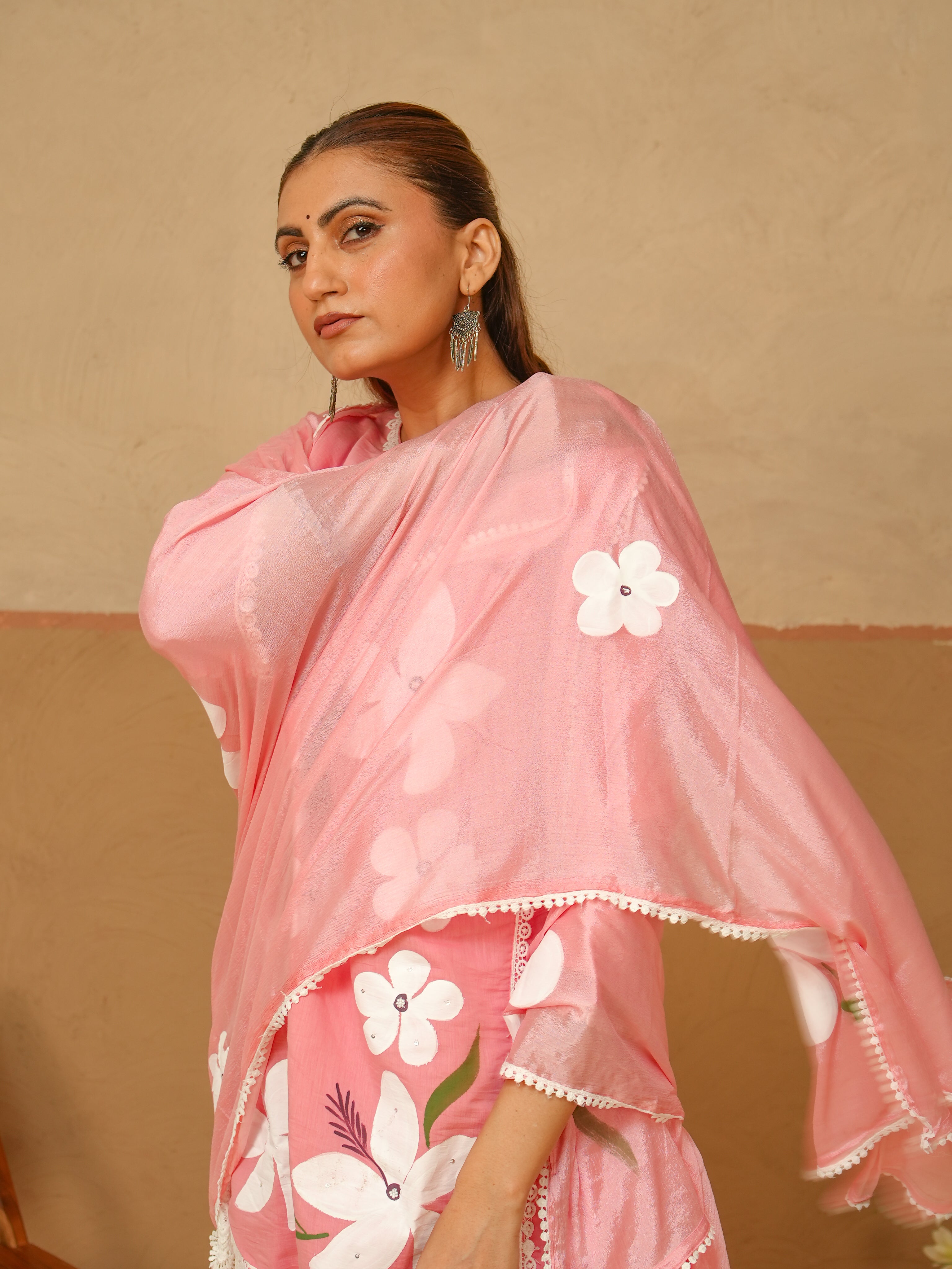 Gulbahar Handpainted Suit Set