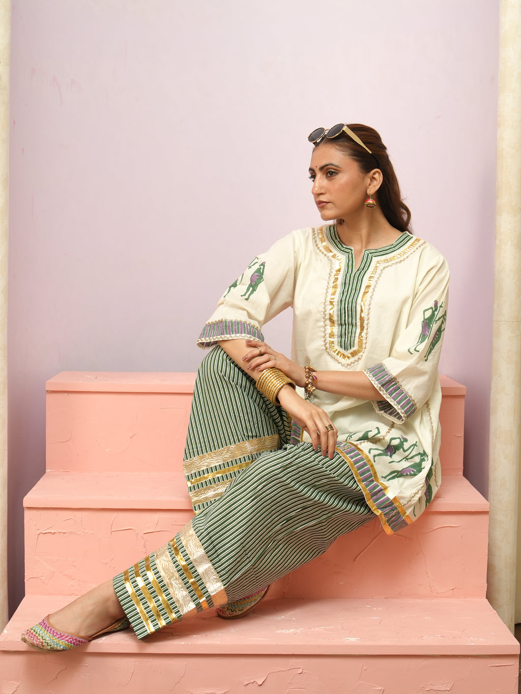Rangriti Farshi Kurta Set