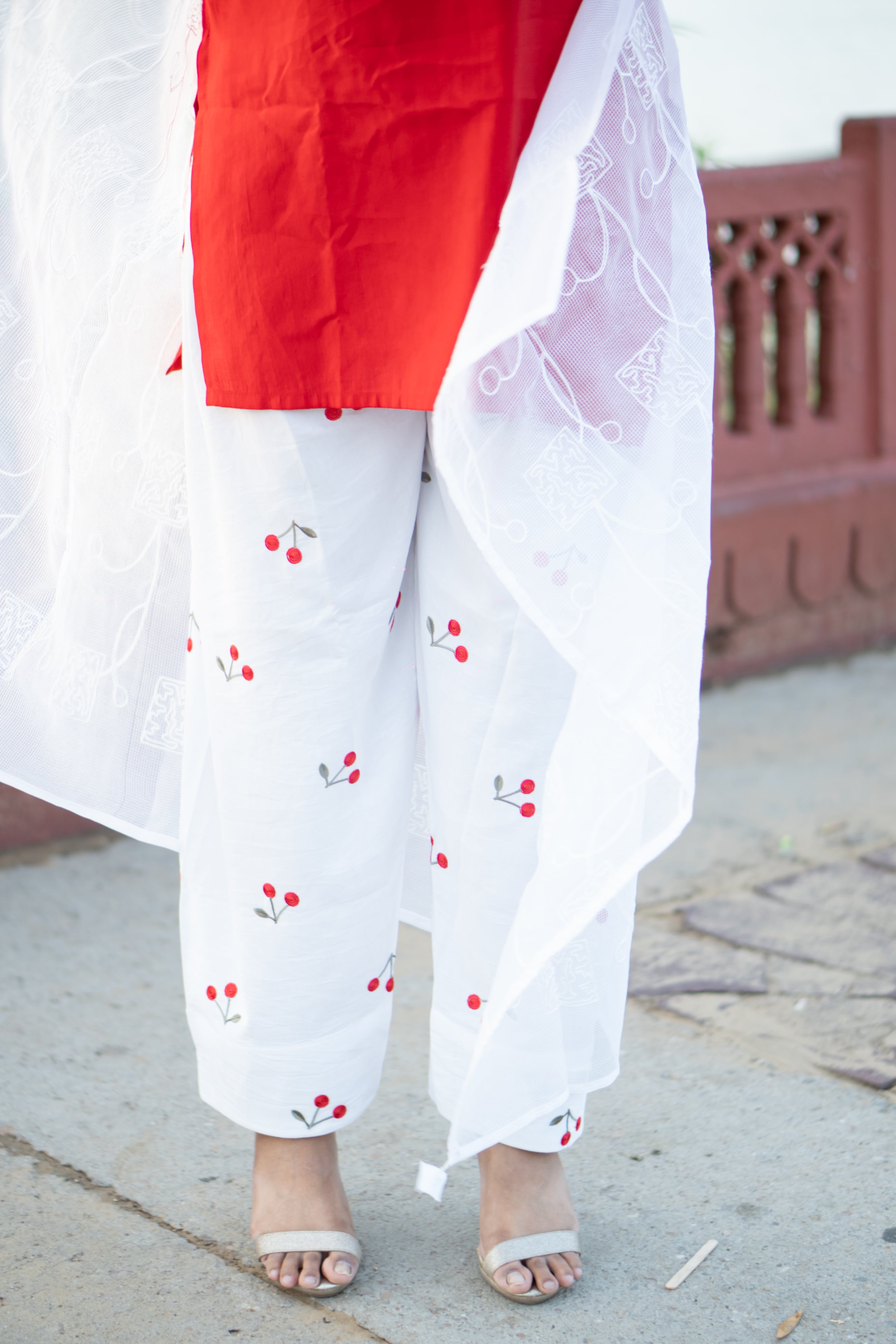 Cherry Bloom Farshi Suit Set