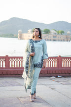 Blush charm cotton short kurti set