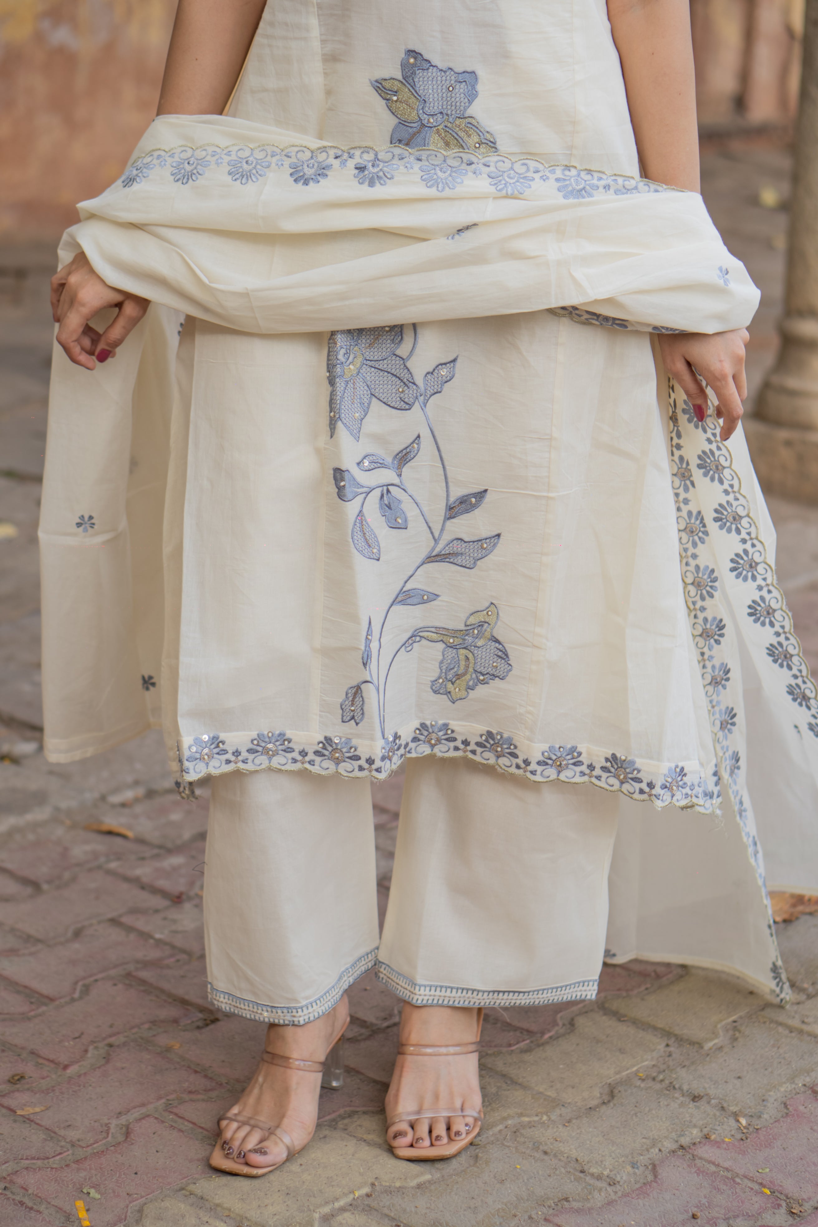 Off-White Grace A-Line Suit Set