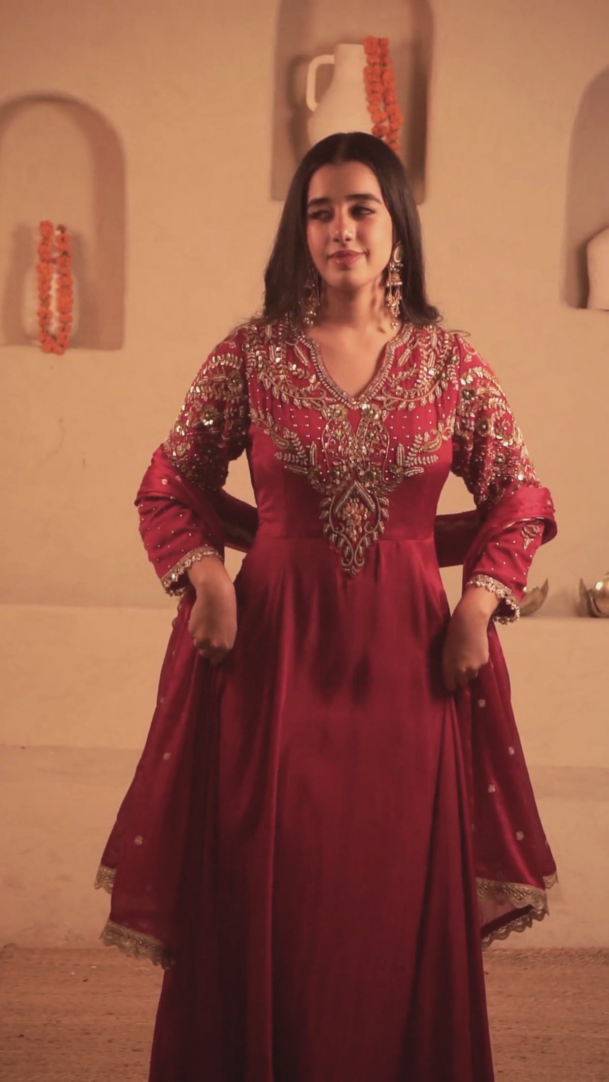 MAHARANI ZARDOZI HANDWORK ANARKALI