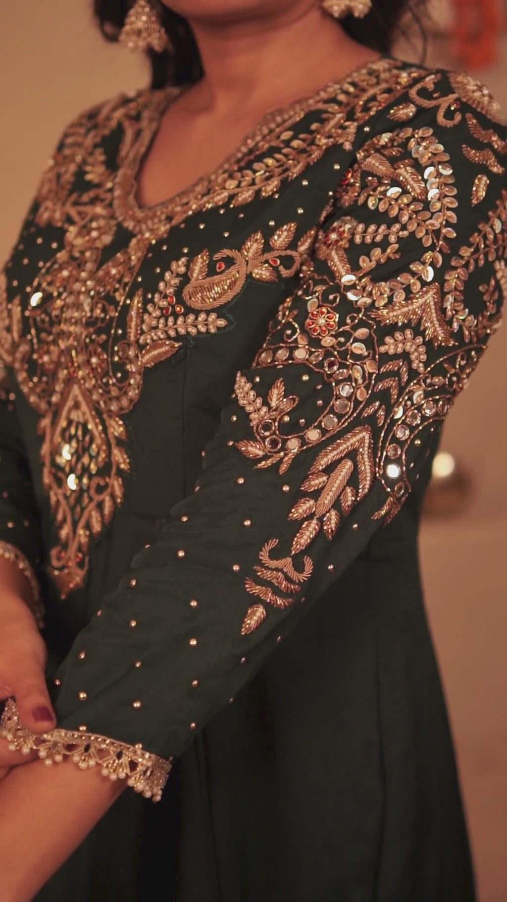 MAHARANI ZARDOZI HANDWORK ANARKALI