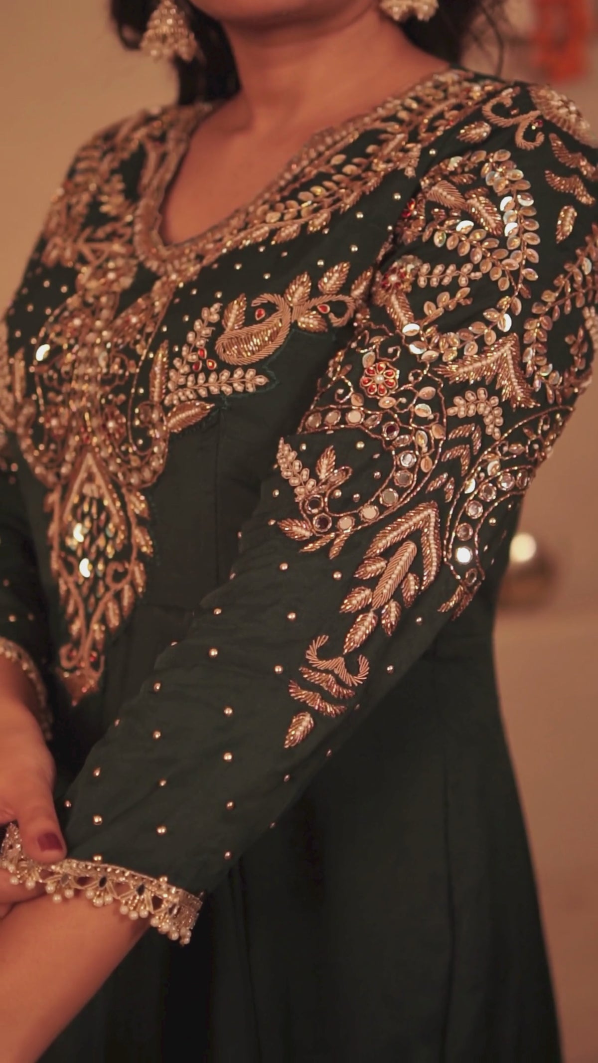MAHARANI ZARDOZI HANDWORK ANARKALI
